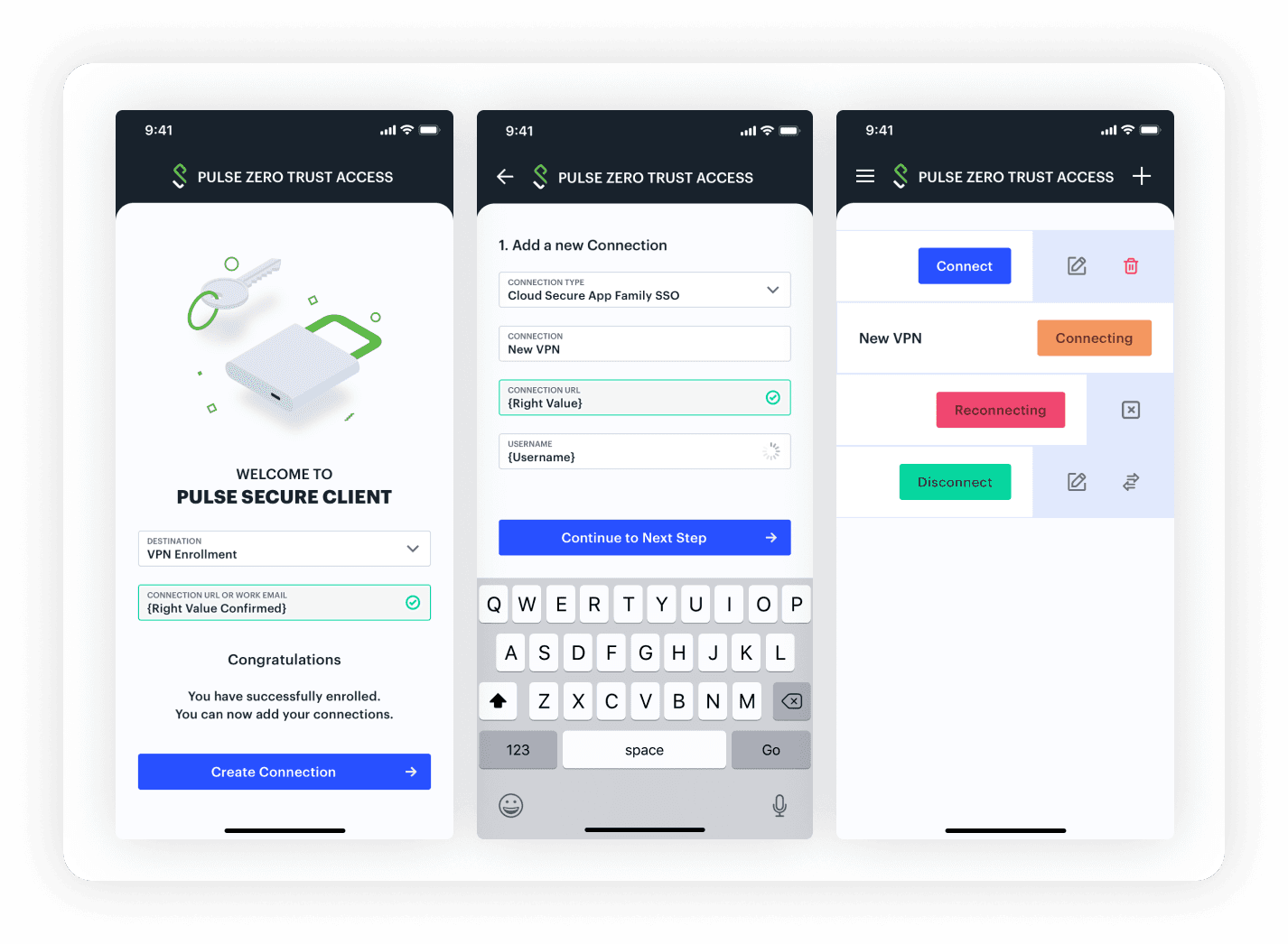 Pulse Secure Client mobile app